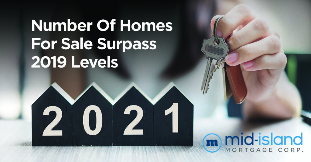 Homes For Sale Surpass 2019 Levels Poster